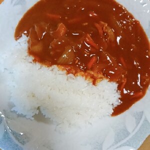 豚肉と新玉葱のカレーライス(^^)